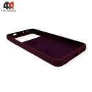 Чехол для Xiaomi Poco X6 Pro 5G Silicone Case, цвет марсала