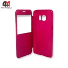 Чехол-книга для Samsung S7 Edge розового цвета, Nillkin