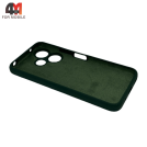 Чехол для Xiaomi Poco M6 4G/Redmi 13 4G Silicone Case, темно-зеленого цвета