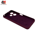 Чехол для Xiaomi Poco M6 4G/Redmi 13 4G Silicone Case, цвет марсала