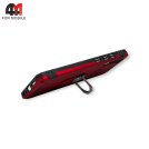 Чехол для Xiaomi Redmi Note 8T пластиковый, противоударный с подставкой, красного цвета, Case