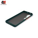 Чехол для Xiaomi Mi Note 10/Mi Note 10 Pro пластиковый с усиленной рамкой, темно-зеленого цвета, Case