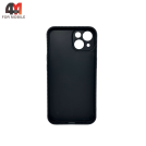 Чехол для Iphone 14 силиконовый с рисунком, 038 карбон, luxo