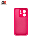 Чехол для Xiaomi Redmi Note 14 4G Silicone Case, ярко-розового цвета