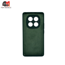 Чехол для Xiaomi Redmi Note 14 Pro 5G Silicone Case, темно-зеленого цвета