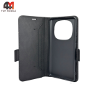 Чехол-книга для Xiaomi Redmi Note 14 Pro Plus 5G черного цвета, Case