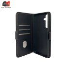 Чехол-книга для Samsung A55 5G шов, черного цвета, Case