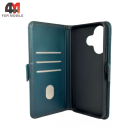 Чехол-книга для Xiaomi Poco M6 4G/Redmi 13 4G шов, зеленого цвета, Case