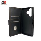 Чехол-книга для Xiaomi Poco M6 4G/Redmi 13 4G шов, черного цвета, Case