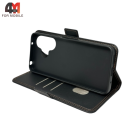 Чехол-книга для Xiaomi Poco M6 4G/Redmi 13 4G шов, черного цвета, Case