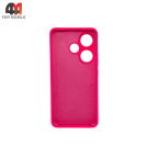 Чехол для Xiaomi Poco F6 5G Silicone Case, ярко-розового цвета