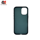 Чехол для iPhone 17 карбон с MagSafe, зеленого цвета