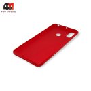 Чехол для Xiaomi Mi Max 3 силиконовый, матовый, красного цвета, Cherry