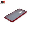Чехол для Xiaomi Redmi 5 силиконовый с блестками, красного цвета