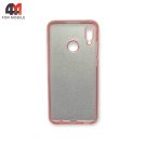 Чехол для Huawei P Smart 2019/Honor 10 Lite силиконовый с блестками, розового цвета