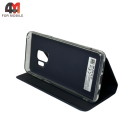 Чехол-книга для Samsung S9 clear view cover, синего цвета