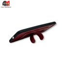 Чехол Iphone 7 Plus/8 Plus силиконовый с подставкой, красного цвета, Kanjian