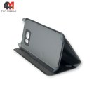 Чехол-книга для Samsung S7 Edge clear view cover, серебристого цвета