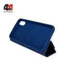 Чехол книга Iphone X/Xs синего цвета, HDD