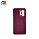 Чехол для Xiaomi Redmi Note 12 4G Silicone Case, цвет марсала