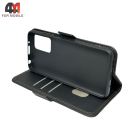 Чехол-книга для Xiaomi Redmi 10 шов, черного цвета, Case