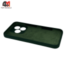 Чехол для Huawei Honor 400 Lite Silicone Case, темно-зеленого цвета