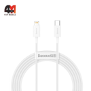 Baseus Кабель P10377700213-01, Type-C to Lightning, 20W, белый, 2M