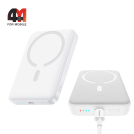 Baseus Power Bank MagSafe 10000 mAh, P1008210E213-00, 22.5W, белый