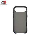 Чехол для iPhone 17 Air карбон с MagSafe, серого цвета