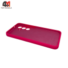 Чехол для Samsung S25 FE Silicone Case, ярко-розового цвета