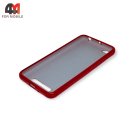 Чехол для Xiaomi Redmi 4A силиконовый с блестками, красного цвета