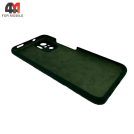 Чехол для Xiaomi Poco M5s/Redmi Note 10 4G/Note 10S Silicone Case, темно-зеленого цвета