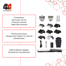 Машинка для стрижки волос Hatteker, RFC-690, черный, 3 в 1