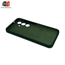 Чехол для Samsung S24 Plus Silicone Case, темно-зеленого цвета