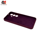 Чехол для Samsung S24 Plus Silicone Case, цвет марсала