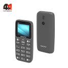 Телефон Maxvi B110, серого цвета