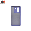 Чехол для Xiaomi Poco M7 Pro 5G Silicone Case, лавандового цвета