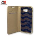 Чехол-книга для Samsung A7 2017/A720 золотого цвета, Skin
