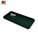 Чехол для Samsung A32 4G Silicone Case, темно-зеленого цвета