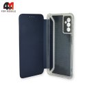 Чехол-книга для Samsung M52 с усиленными углами, темно-синего цвета