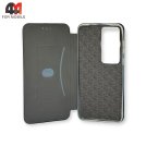 Чехол-книга для Huawei P60/P60 Pro бордового цвета