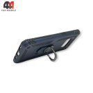 Чехол Samsung S8 силиконовый, противоударный, синего цвета, Case