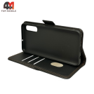 Чехол-книга для Samsung A50/A30s/A50s шов, черного цвета, Case
