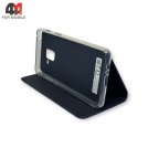 Чехол-книга для Samsung A8 Plus 2018/A730 clear view cover, синего цвета