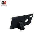 Чехол Iphone Xs Max пластиковый, с подставкой, черного цвета, Nillkin