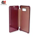 Чехол-книга для Samsung A5 2016/A510 clear view cover, розового цвета