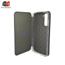 Чехол-книга для Samsung S21 FE темно-синего цвета