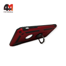 Чехол Iphone Xs Max пластиковый, противоударный, красного цвета, Case