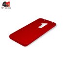 Чехол для Xiaomi Redmi Note 8 Pro силиконовый, ребристый, красного цвета, Cherry