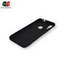 Чехол для Xiaomi Redmi 7 силиконовый, тканевый, коричневого цвета